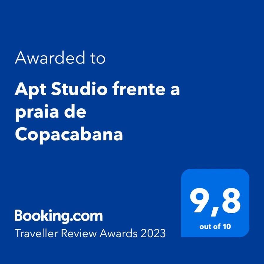 Apt Studio frente a praia de Copacabana Rio de Janeiro Exterior foto