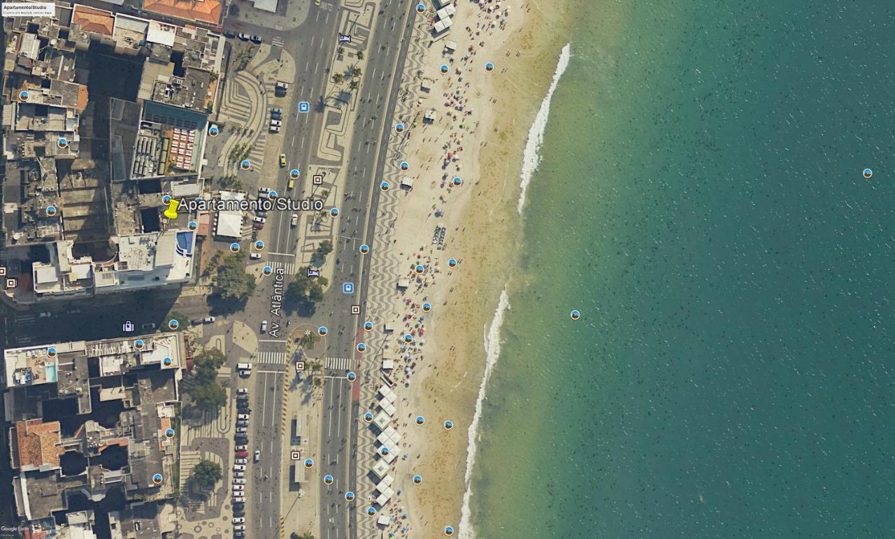 Apt Studio frente a praia de Copacabana Rio de Janeiro Exterior foto